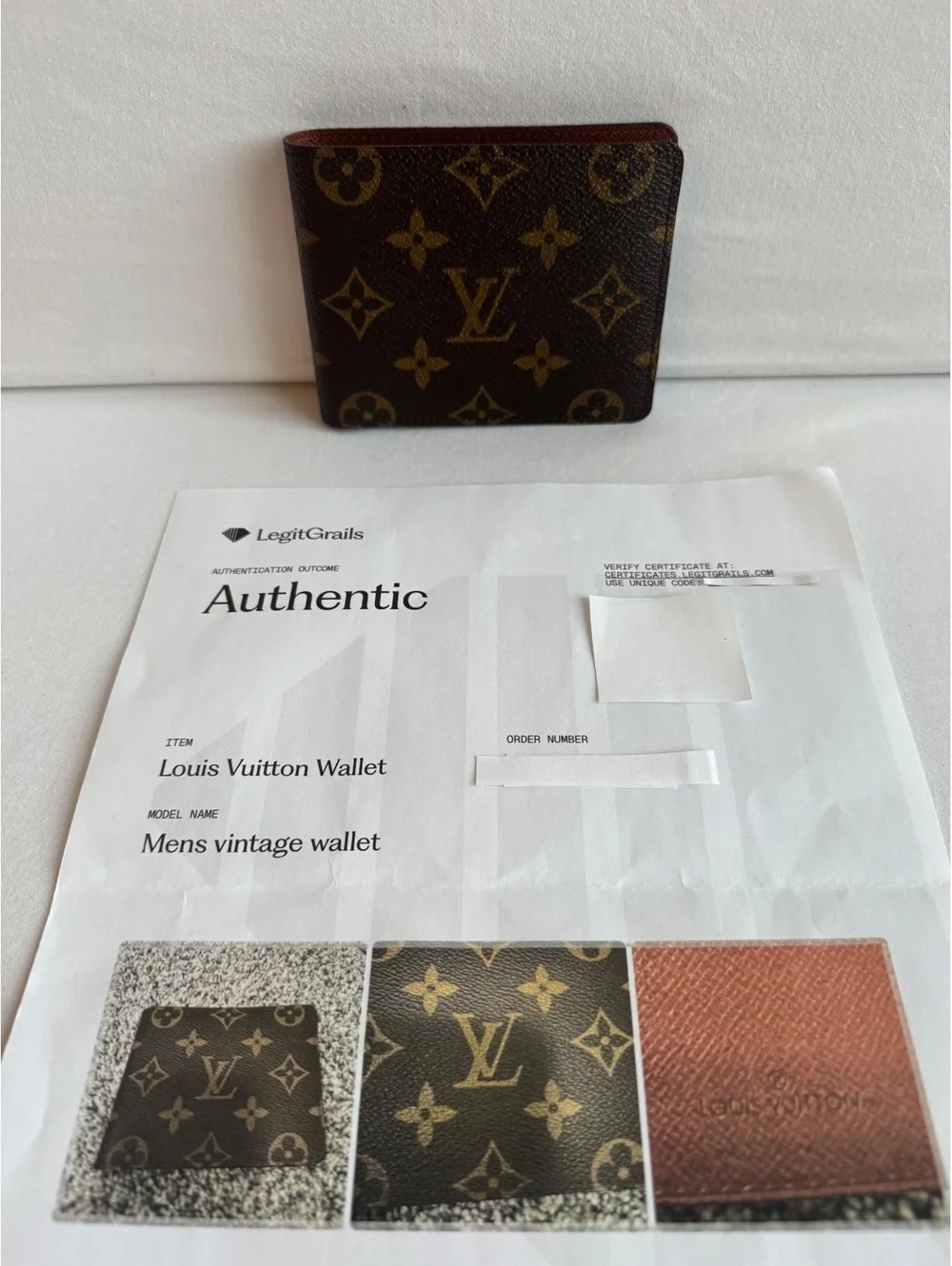 Louis Vuitton Monogram Multiple Bifold Wallet 1993 France RA0923 w/Box Dust Bag